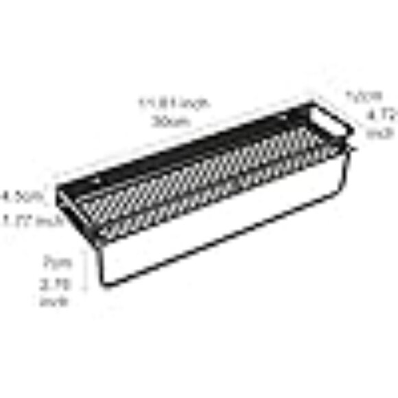 ⭐ Bathroom Double Towel Bar w/ 4 hooks NWOT - Picture 2 of 5